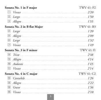 CD Georg Philipp Telemann: The Seven Sonatas For Recorder & Continuo