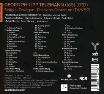 2CD Freiburger Barockorchester: Selige Erwägen · Passions-Oratorium