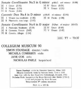 CD Georg Philipp Telemann: Sonates Corellisantes / Canonic Duos
