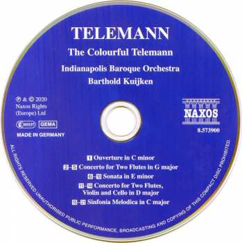 CD Georg Philipp Telemann: The Colorful Telemann