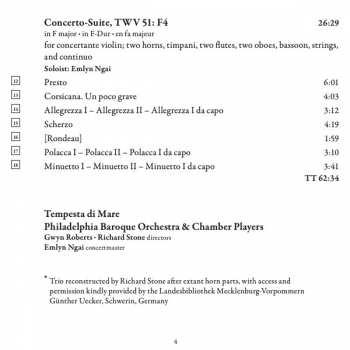 CD Georg Philipp Telemann: The Concerti-En-Suite