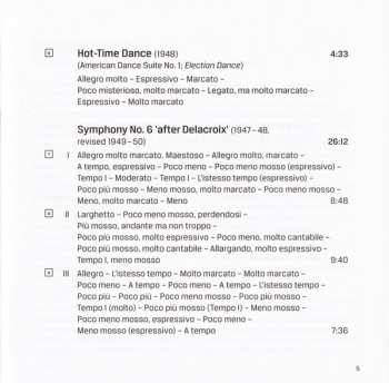CD BBC Philharmonic: Symphony No. 3 'American' / Symphony No. 6 'After Delacroix' / Spectre Of The Rose Waltz / Archipelago / Hot-Time Dance