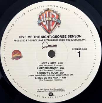 LP George Benson: Give Me The Night LTD