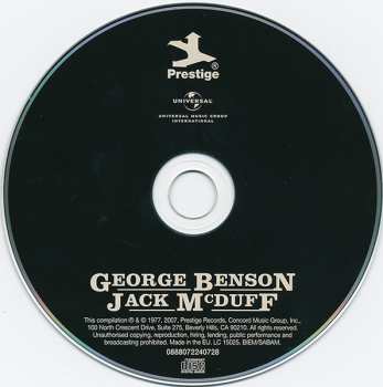 CD Brother Jack McDuff: George Benson & Jack McDuff