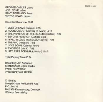 CD George Cables Trio: Beyond Forever