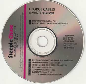 CD George Cables Trio: Beyond Forever