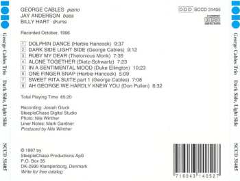 CD George Cables Trio: Dark Side, Light Side