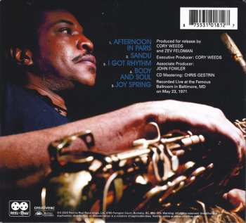 CD George Coleman: The George Coleman Quintet In Baltimore