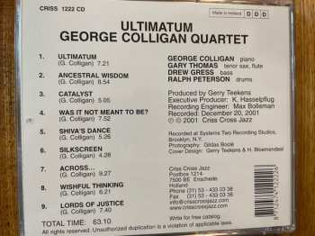CD George Colligan Quartet: Ultimatum