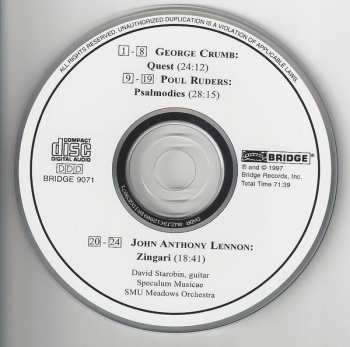 CD Poul Ruders: Guitar Concertante