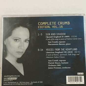 CD George Crumb: Voices From The Heartland (American Songbook VII) / Sun And Shadow (Spanish Songbook II)
