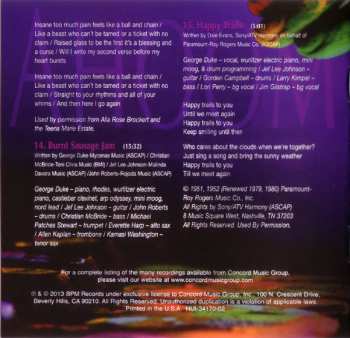 CD George Duke: Dreamweaver