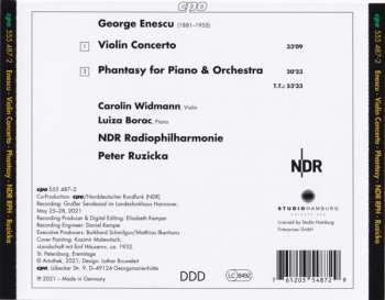 CD George Enescu: Violin Concerto ∙ Phantasy For Piano & Orchestra