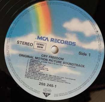 LP George Fenton: Cry Freedom (Original Motion Picture Soundtrack)