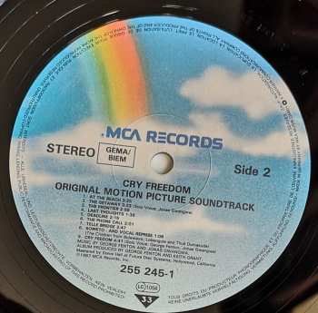 LP George Fenton: Cry Freedom (Original Motion Picture Soundtrack)