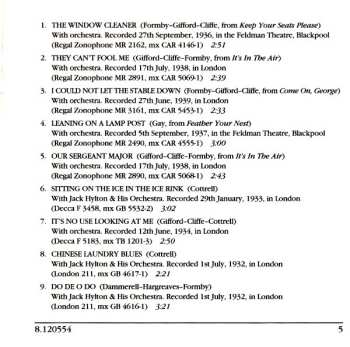 CD George Formby: Let George Do It (Original 1932-1942 Recordings)