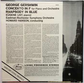LP George Gershwin: Concerto In F · Rhapsody In Blue
