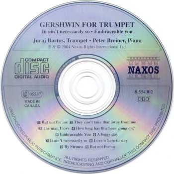 CD George Gershwin: Gershwin for Trumpet