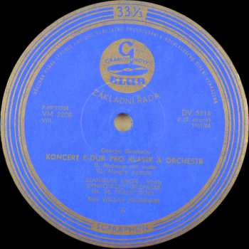 LP George Gershwin: Koncert F Dur