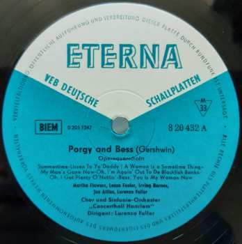 LP George Gershwin: Porgy And Bess (Opernquerschnitt)