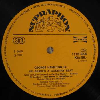 LP Country Beat Jiřího Brabce: George Hamilton IV, Jiří Brabec & Country Beat