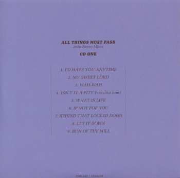 5CD/Doos/Blu-ray George Harrison: All Things Must Pass (50th Anniversary) DLX