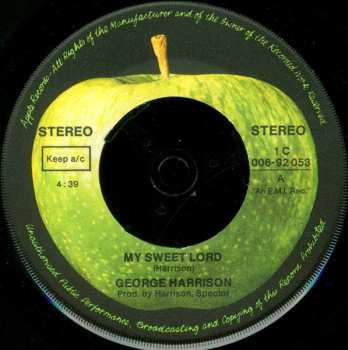 SP George Harrison: My Sweet Lord / Isn't It A Pity