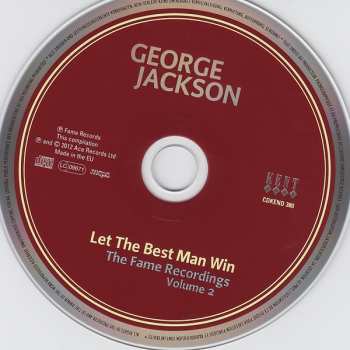 CD George Jackson: Let The Best Man Win: The Fame Recordings Volume 2