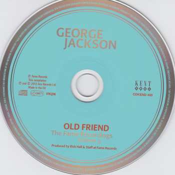 CD George Jackson: Old Friend: The Fame Recordings Volume 3