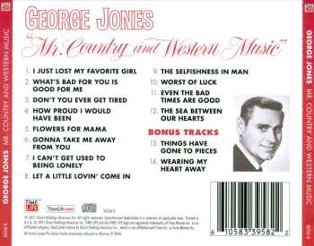 CD George Jones: Mr. Country And Western Music