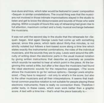 CD George Lewis: Sequel (For Lester Bowie)