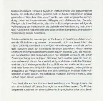 CD George Lewis: Sequel (For Lester Bowie)