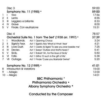 4CD Philharmonia Orchestra: The Symphonies: Nos. 7-12