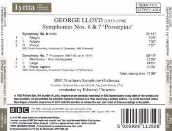 CD Edward Downes: Symphony No. 6; Symphony No. 7 "Proserpine"