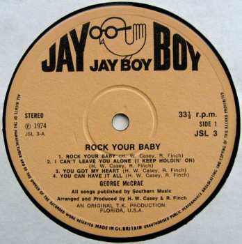LP George McCrae: Rock Your Baby