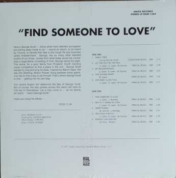 LP George Scott: Find Someone To Love CLR