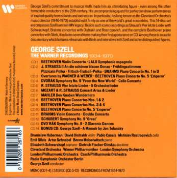 14CD/Doos George Szell: The Warner Recordings, 1934-1970