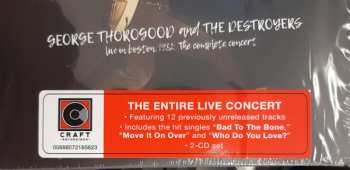 2CD George Thorogood & The Destroyers: Live In Boston 1982: The Complete Concert