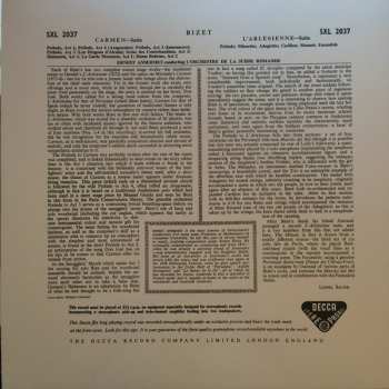 LP Georges Bizet: Carmen And L'Arlesienne Suites