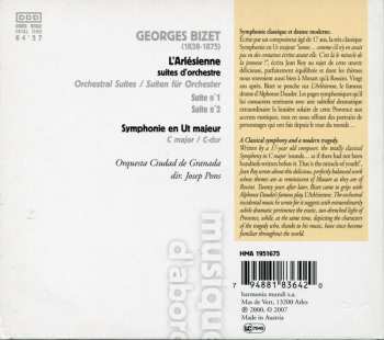 CD Georges Bizet: L'Arlésienne, suites d'orchestre - Symphonie En Ut Majeur
