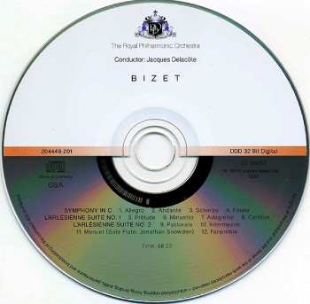 CD The Royal Philharmonic Orchestra: Symphony In C / L'Arlésienne Suites Nos. 1 And 2