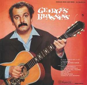 EP Georges Brassens: Et Sa Guitare Accompagne Par Pierre Nicolas N0.5
