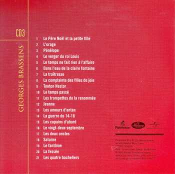 5CD/Doos Georges Brassens: L'Album De Sa Vie LTD
