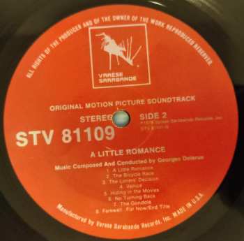 LP Georges Delerue: A Little Romance (Original Motion Picture Soundtrack)