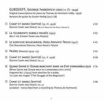 CD Georges Ivanovitch Gurdjieff: Ex Oriente