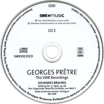 8CD/Doos Georges Prêtre: The SWR Recordings