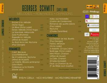 CD Georges Schmitt: Lieder: Melodies · Romances · Chansons