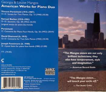 CD Samuel Barber: American Works For Piano Duo