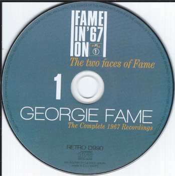 2CD Georgie Fame: The Two Faces of Fame (The Complete 1967 Recordings) DLX