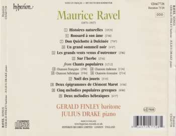 CD Gerald Finley: Songs by Ravel